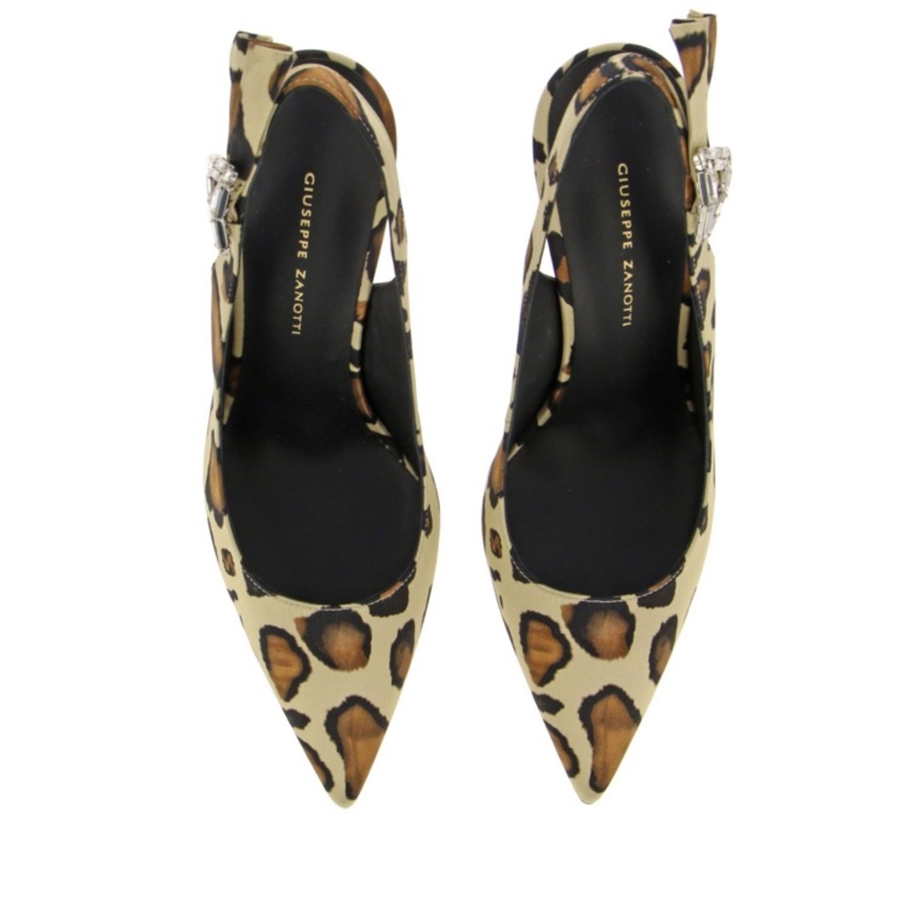 Giuseppe  Zanotti leopard sling back heels - Picture 5 of 8